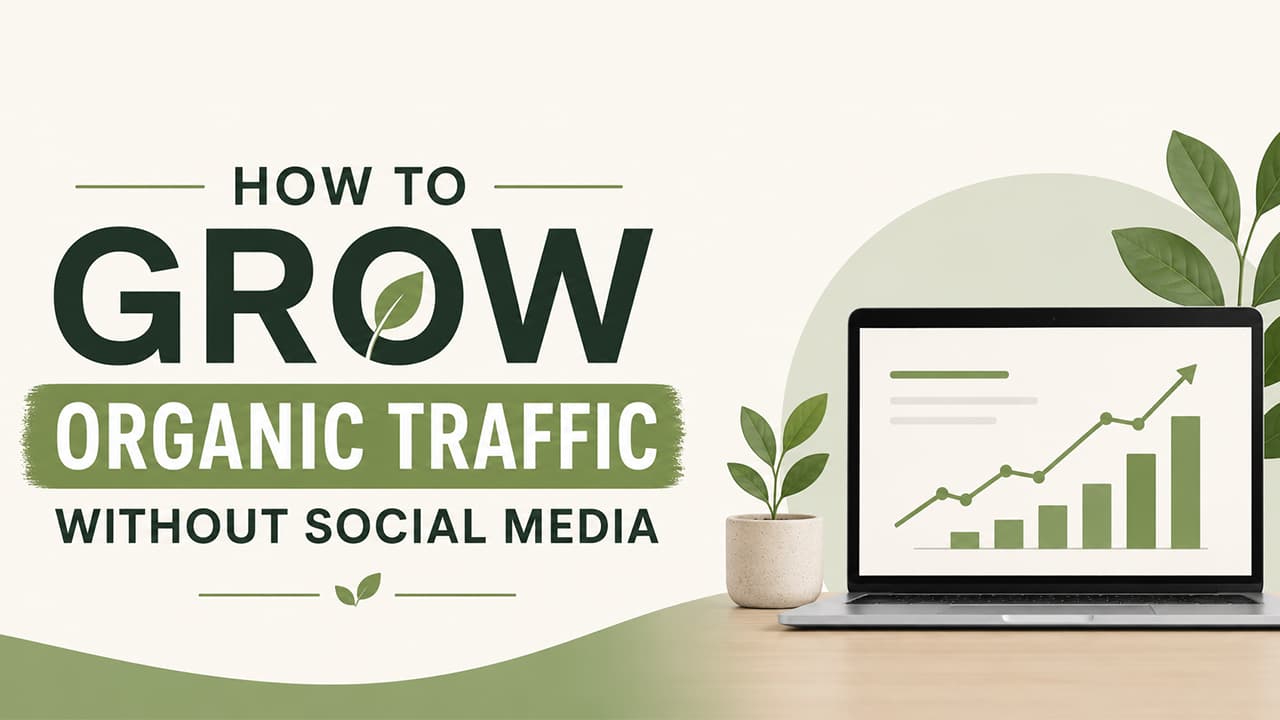 How to Grow Organic Traffic Without Social Media