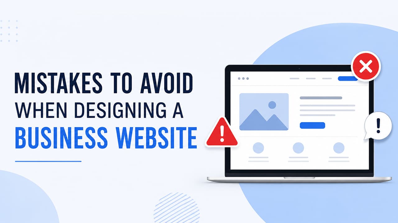 Mistakes to Avoid When Designing a Business Website