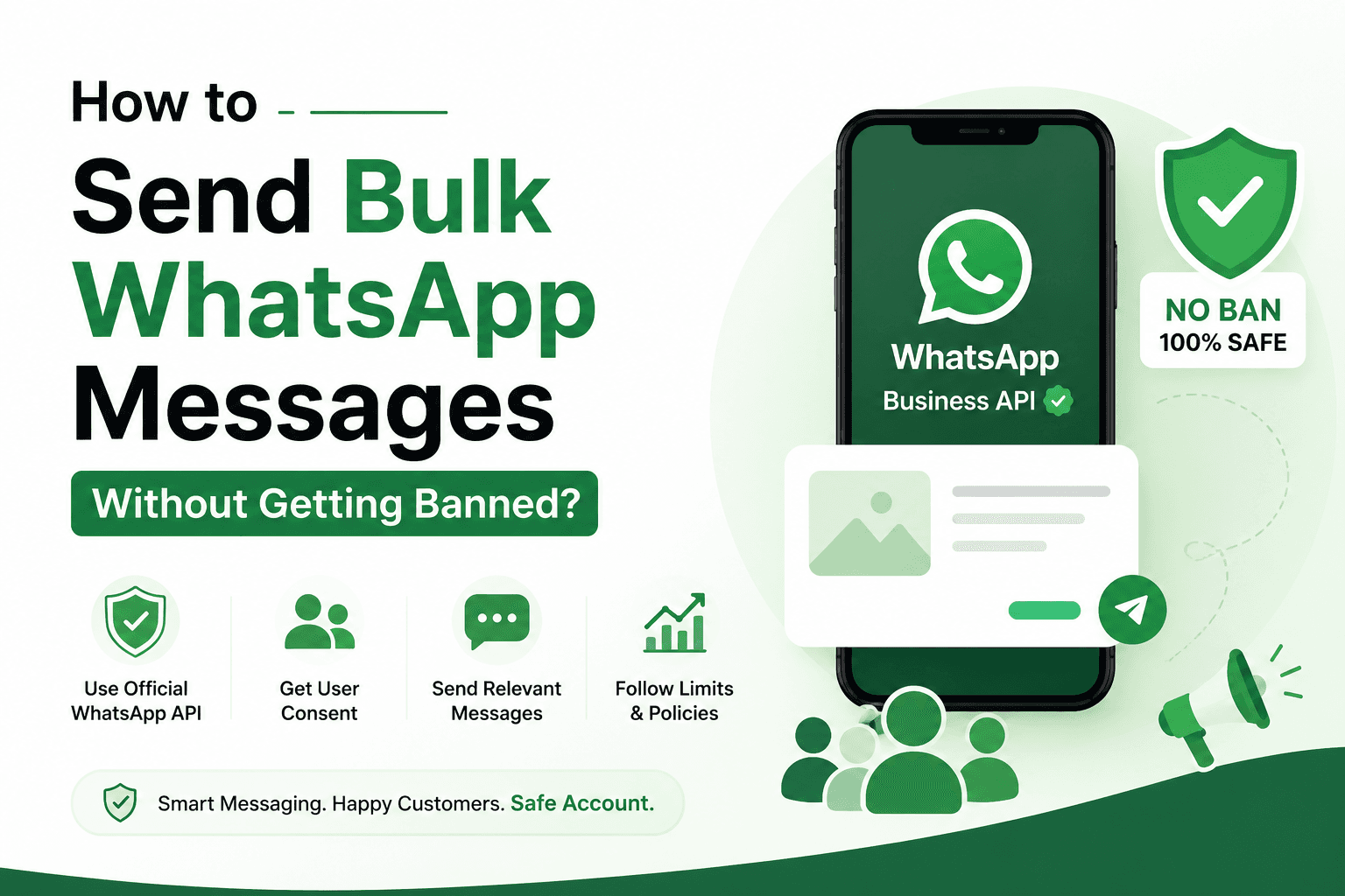 How to Send Bulk WhatsApp Messages Without Getting Banned?