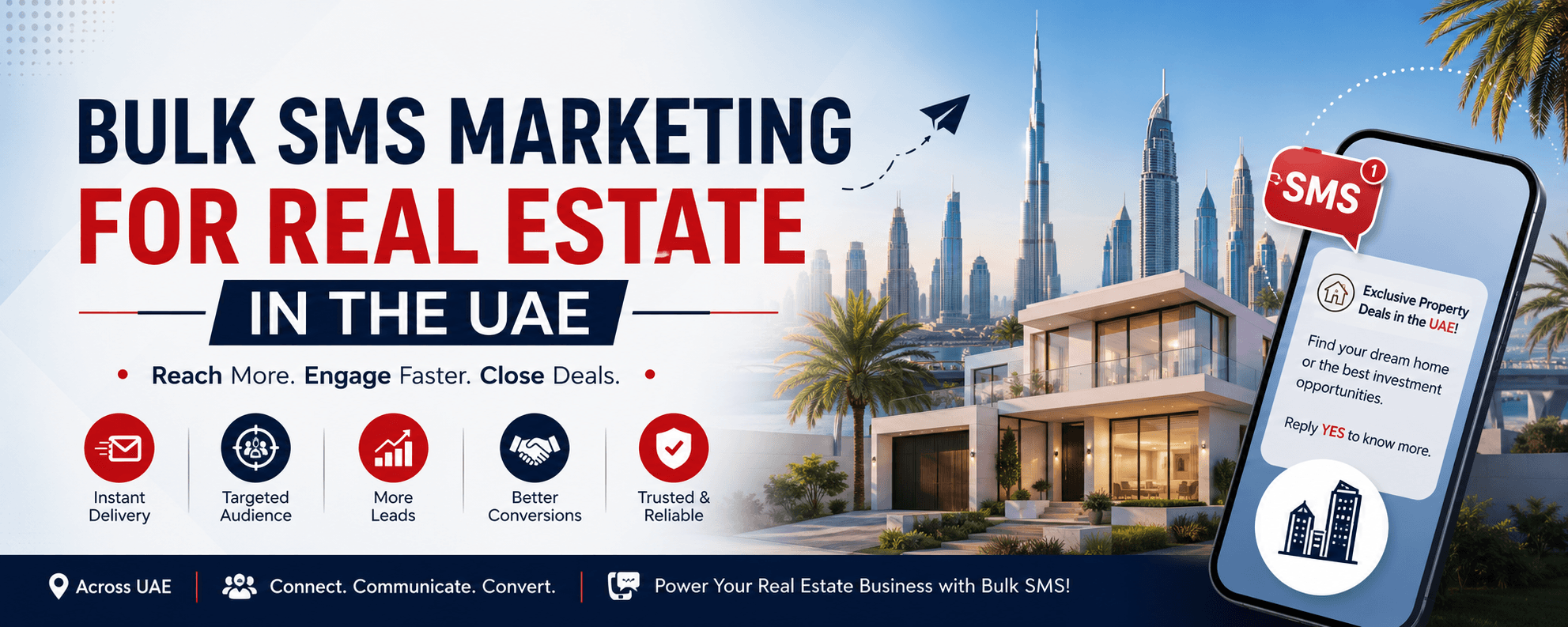 Bulk SMS Marketing for Real Estate in the UAE: Grow Your Business Faster