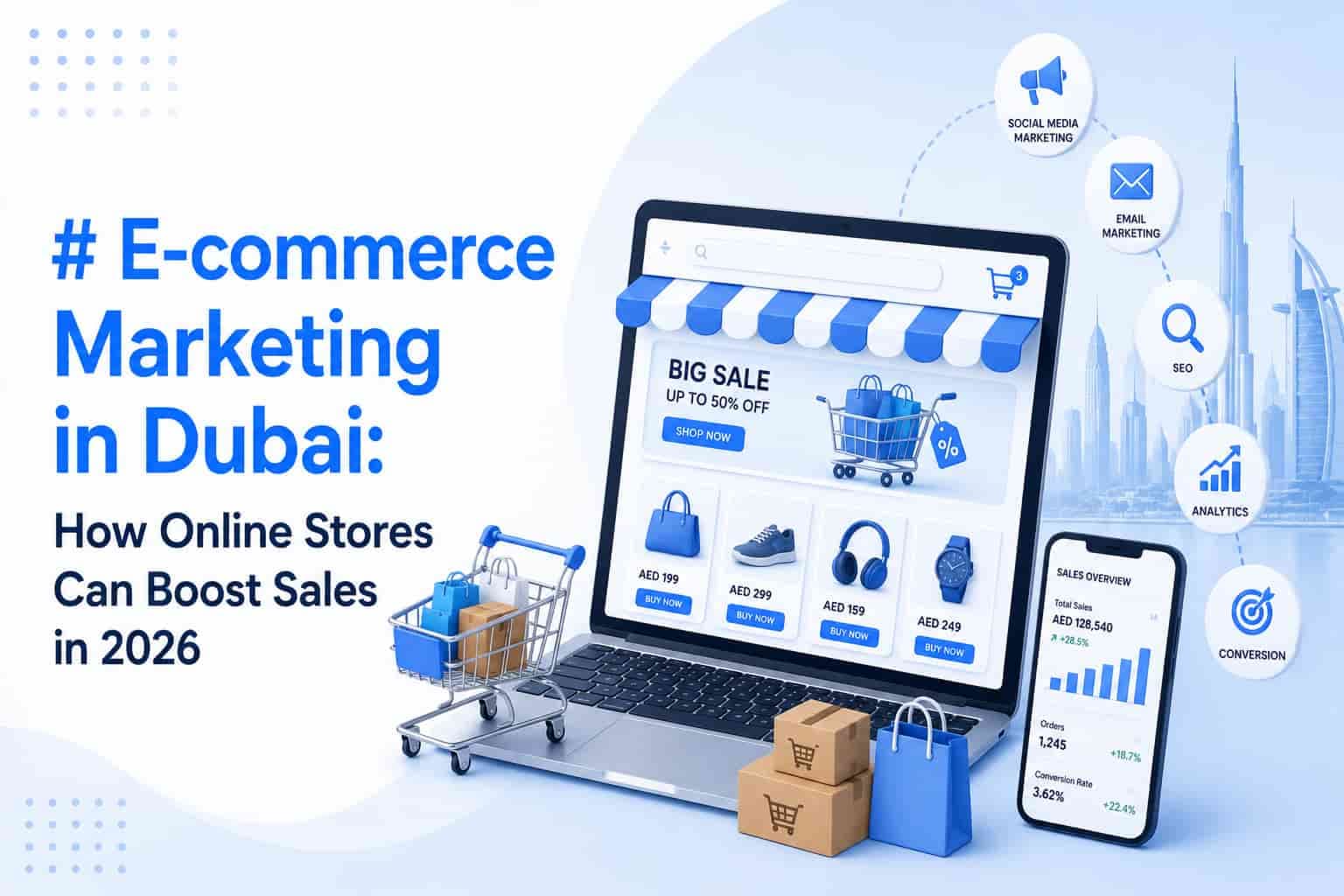 E-commerce Marketing in Dubai: How Online Stores Can Boost Sales in 2026