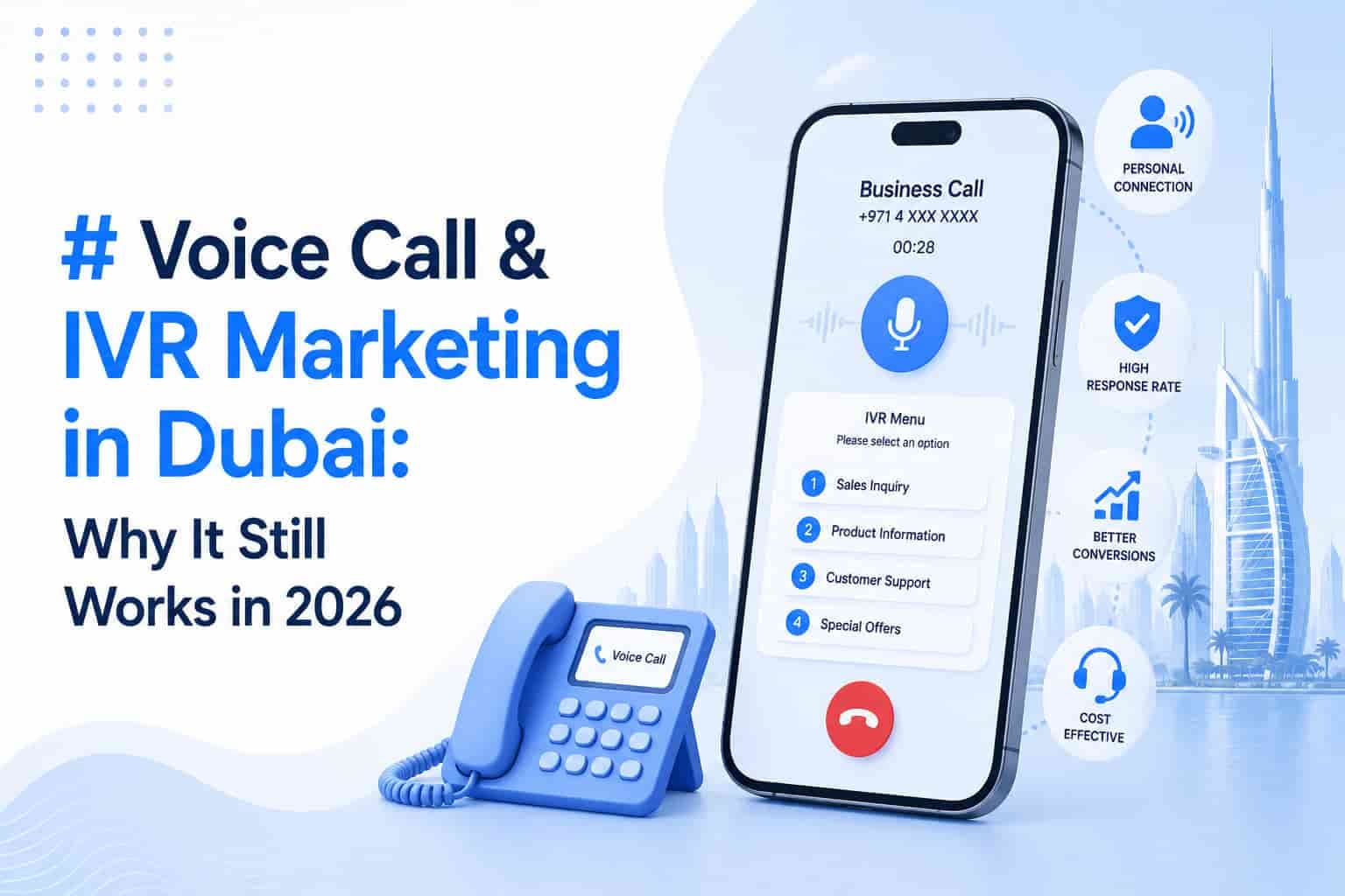 Voice Call & IVR Marketing in Dubai: Why It Still Works in 2026