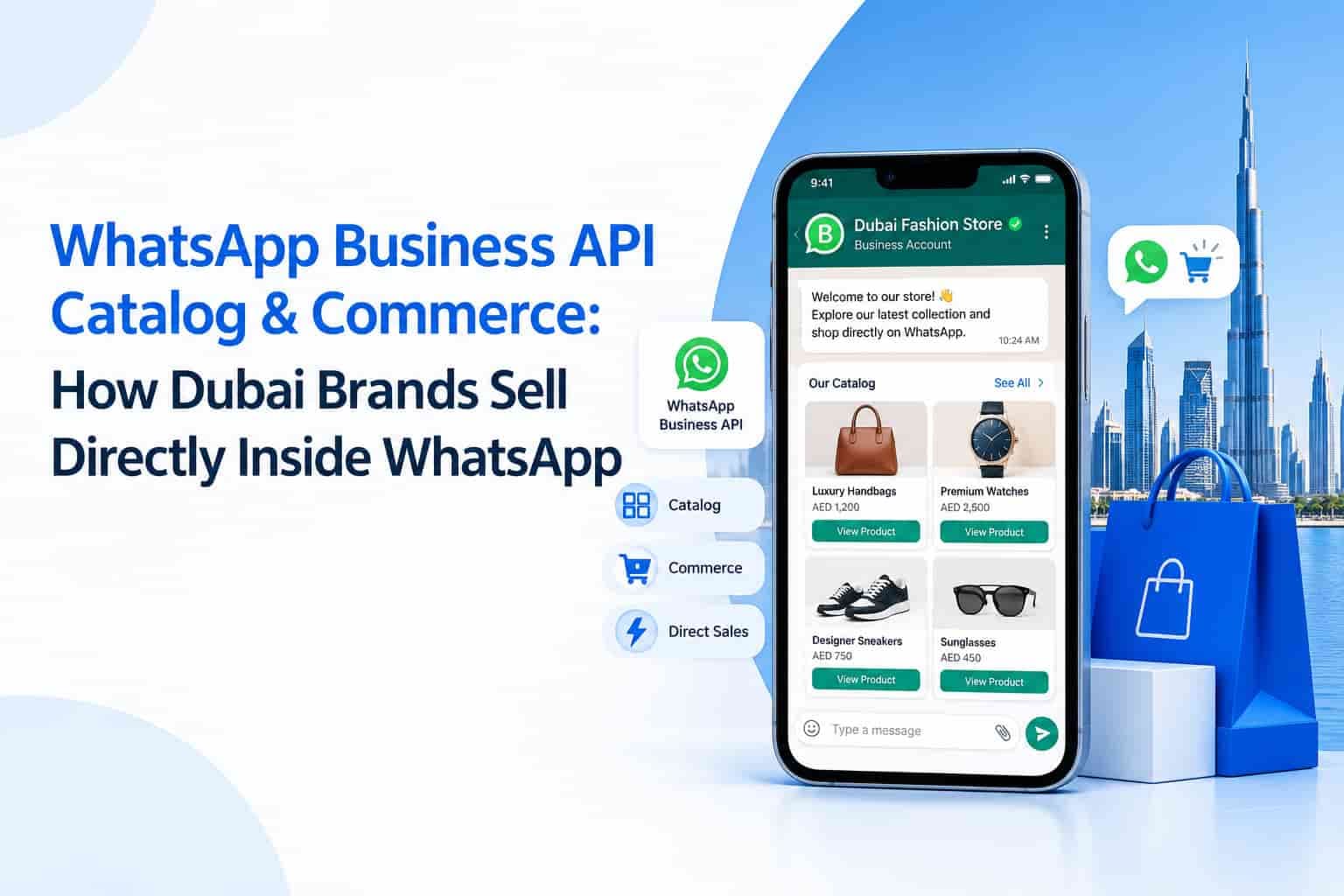 WhatsApp Business API Catalog & Commerce: How Dubai Brands Sell Directly Inside WhatsApp