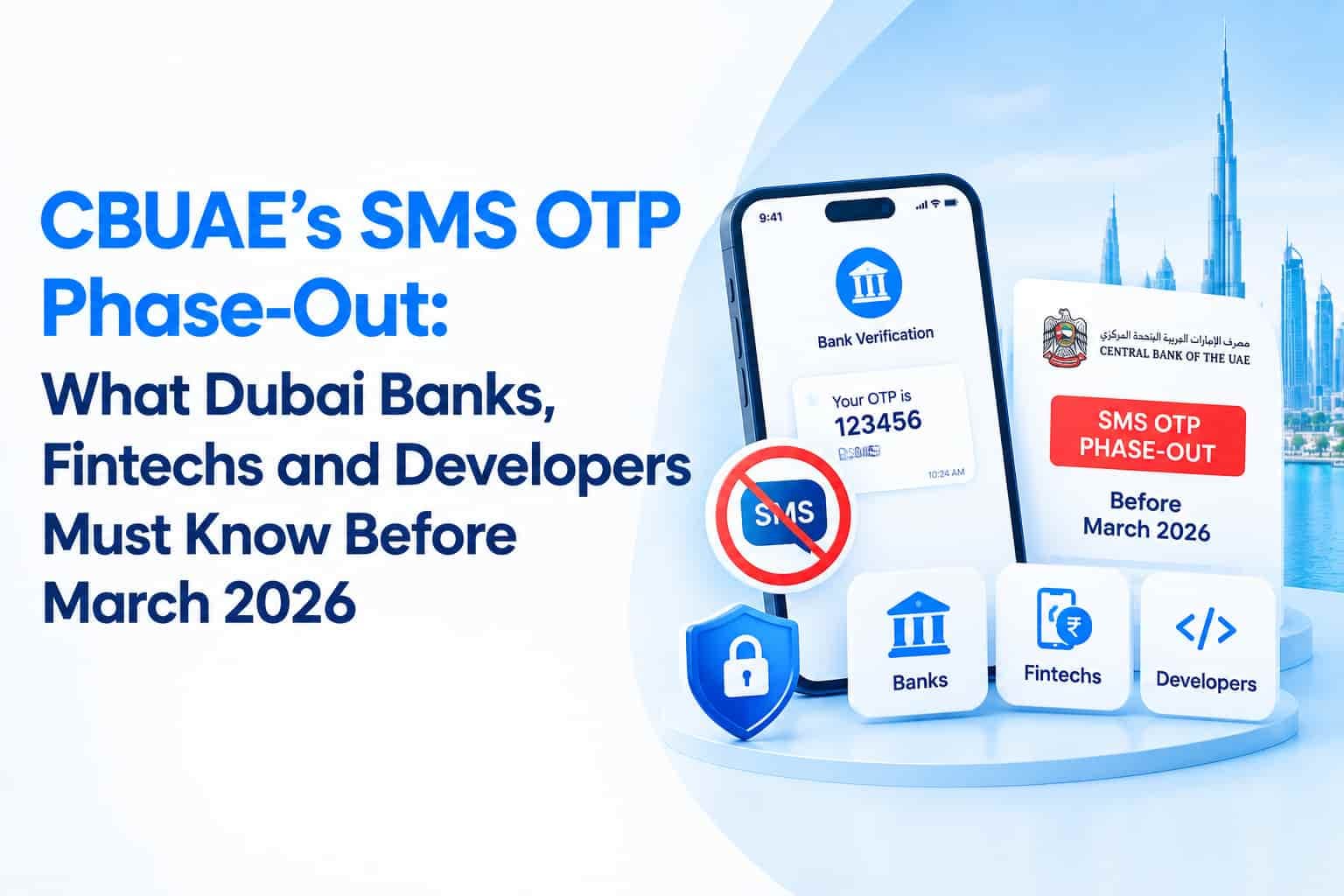 CBUAE's SMS OTP Phase-Out: What Dubai Banks, Fintechs and Developers Must Know Before March 2026