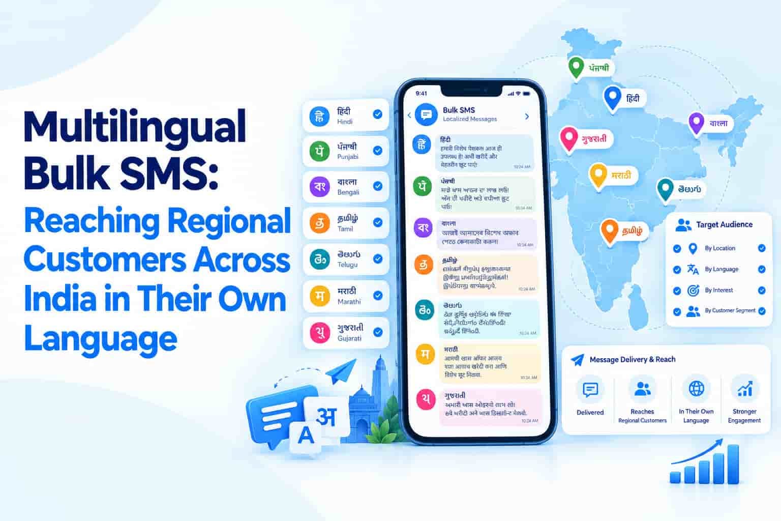 Multilingual Bulk SMS: Reaching Regional Customers Across India in Their Own Language