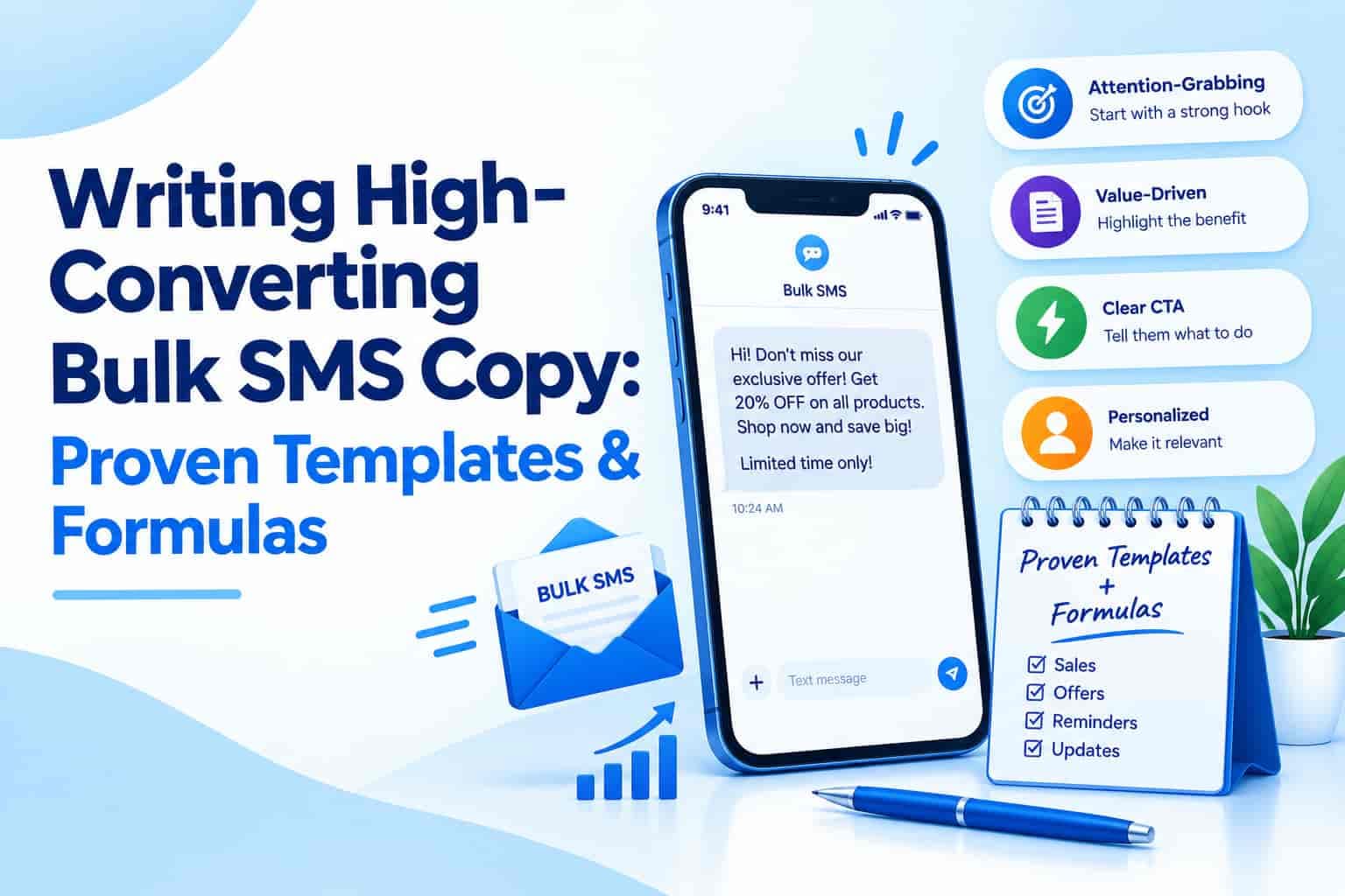 Writing High-Converting Bulk SMS Copy: Proven Templates & Formulas