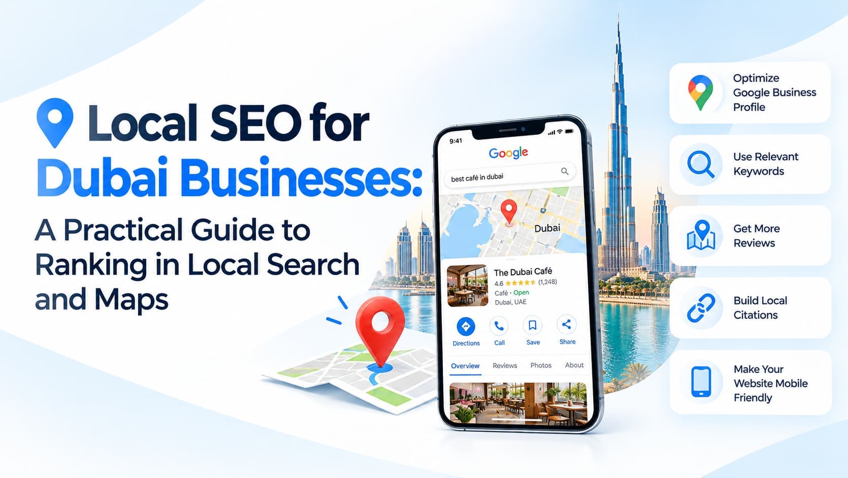 Local SEO for Dubai Businesses: A Practical Guide to Ranking in Local Search and Maps