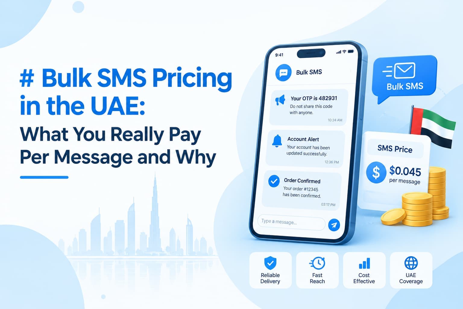Bulk SMS Pricing in the UAE: What You Really Pay Per Message and Why