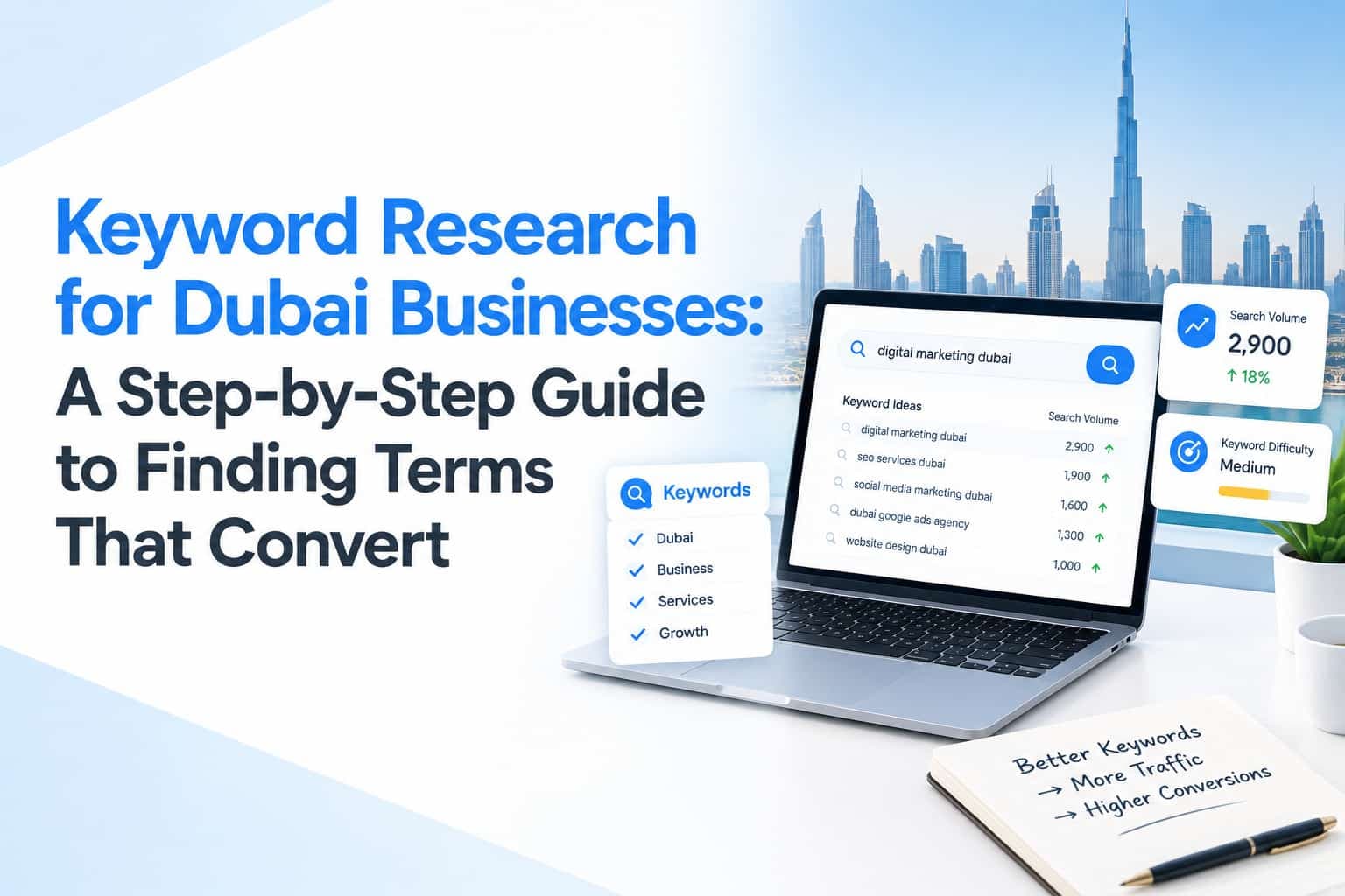 Keyword Research for Dubai Businesses: A Step-by-Step Guide to Finding Terms That Convert