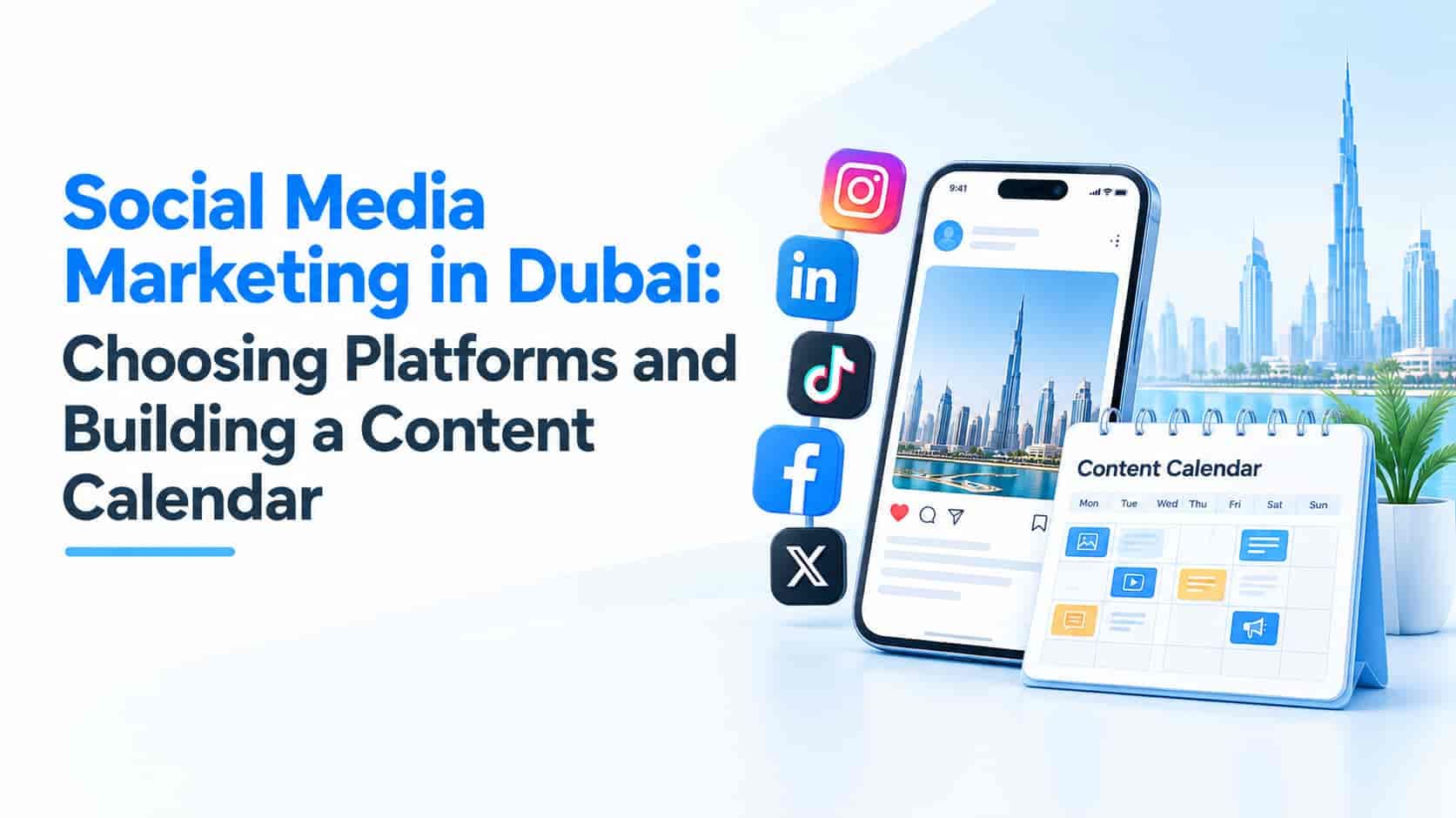 Social Media Marketing in Dubai: Choosing Platforms and Building a Content Calendar